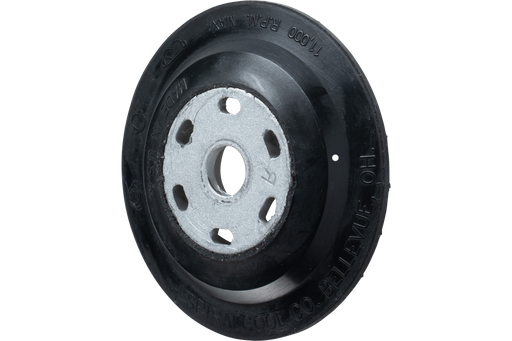 PFERD Fiber Disc Backing Pad, Ribbed, Regular Density, 4-1/2" Dia, 5/8-11 Clamping Nut