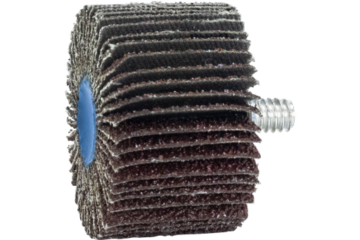 PFERD Quick Change Flap Wheel, 1-1/2" x 1, 40 Grit, 1/4-20 Thread, Aluminum oxide