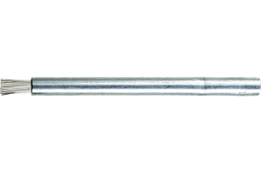 PFERD Pencil End Brush Crimped Wire Coated Cup End Brush Dia. .012 SS 1/4" Shank