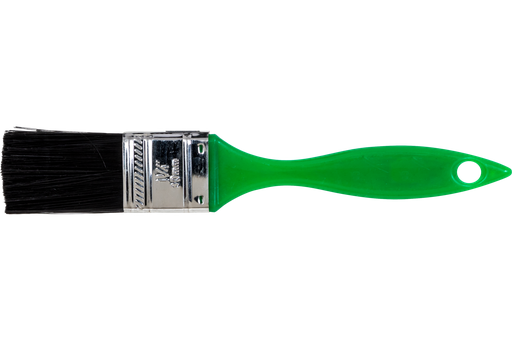 PFERD Wall Brush 1-1/4" Black Polyester Fill Green Plastic Handle