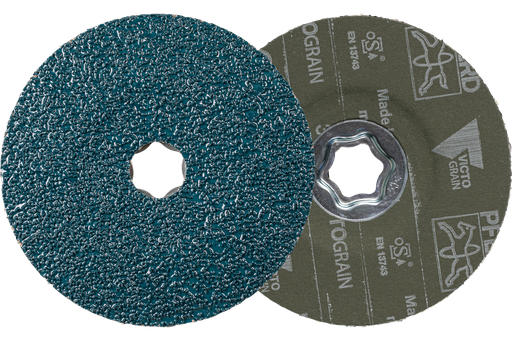 PFERD COMBICLICK® Fiber Disc, 5" x 7/8, 36 grit, VICTOGRAIN®