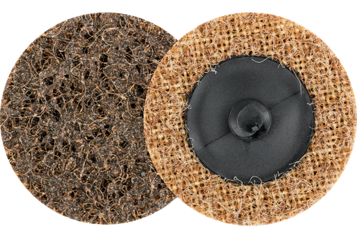 PFERD COMBIDISC® Non-Woven Abrasive Disc, 2" Dia, Type CDR, 100 Grit, Aluminum oxide