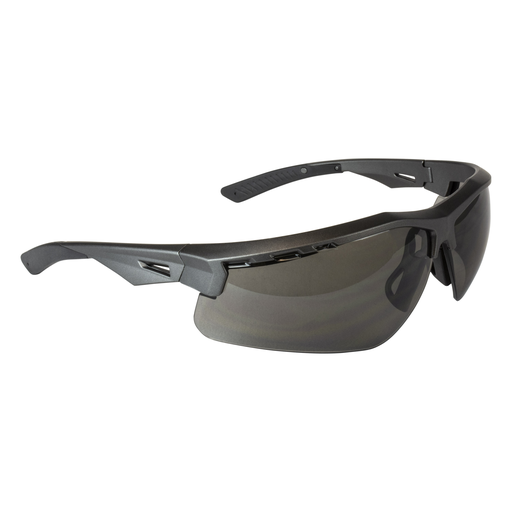 Thraxus™ Safety Eyewear- Gun Metal Frame - Smoke Lens