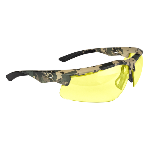 Thraxus™ Safety Eyewear - Digital Camo Frame - Amber Anti-Fog Lens
