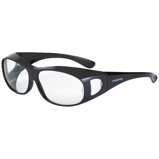 Radians 3114 OG3 Over the Glass Safety Eyewear - Large - Shiny Pearl Gray Frame, Clear Lens, ANSI Z87.1+
