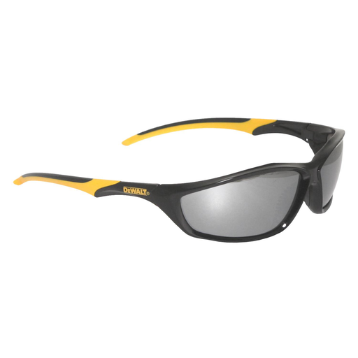 DPG96 Router™ Protective Eyewear - Black/Yellow Frame - Silver Mirror Lens