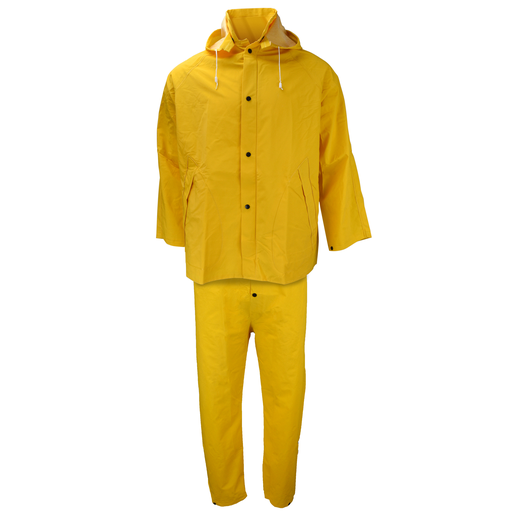 1600S Economy 3-Piece Rain Suit - Safety Yellow - Size 3X