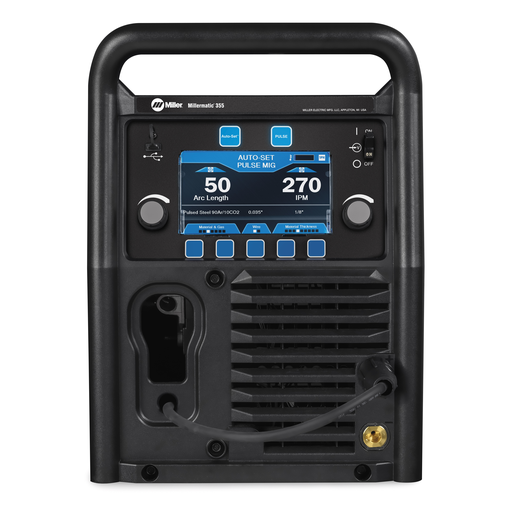 Millermatic® 355 W/EZ-Latch Running Gear 208/240/460/575V