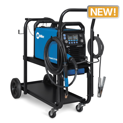 Millermatic® 211 PRO with Running Gear/Cylinder Rack