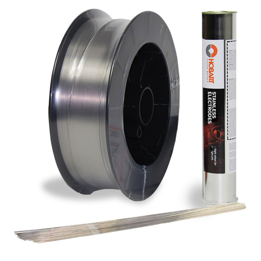 Hobart® 316/316L, 0.030 inch (0.8 mm) Diameter, 2 Lb (0.9 Kg) Spool