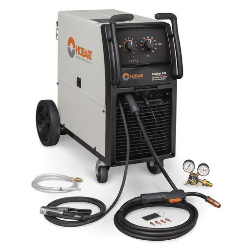 Hobart Filler Metals 500574 IronMan 240 MIG Welder 220-240V, 280A, 24 ga - 1/2 inch Steel Thickness