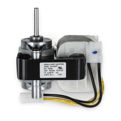 MOTOR, FAN 230V 50/60HZ 2850 RPM .1818 DIA SHAFT