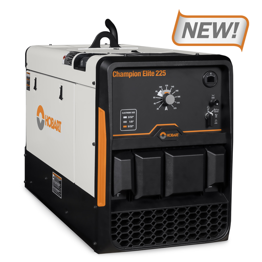 Hobart Filler Metals 500580 Champion® Elite 225 Welder/Generator, 225 A Max DC Amperage, 9500 W Power