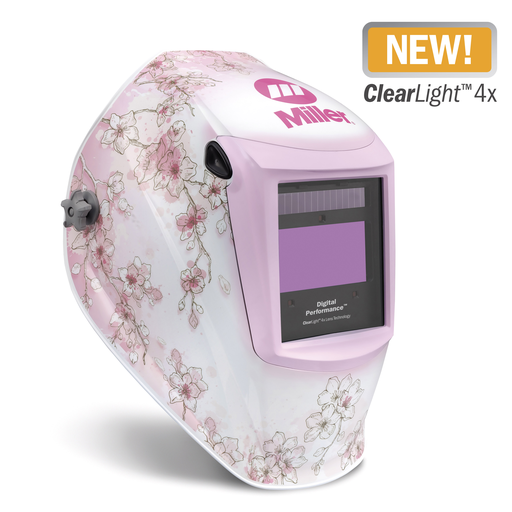 Miller Electric 296756 Digital Performance™ Welding Helmet with Variable Shade 2.5-13, 3 Arc Sensors