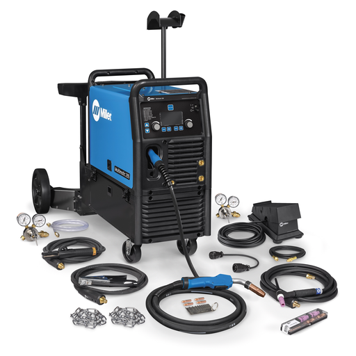 Multimatic® 235 Multiprocess Welder w/ EZ-Latch™ Dual Cylinder Running Gear & TIG Kit - 240V
