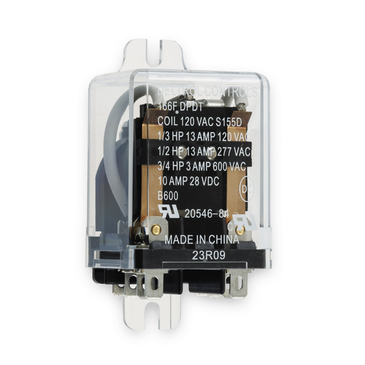 RELAY, ENCL 120VAC DPDT 10A/120VAC 8PIN FLANGE MTG