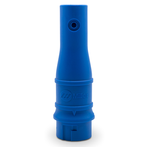 Replacement rear strain relief for use with MDX™-100 and MDX™-250 MIG guns.