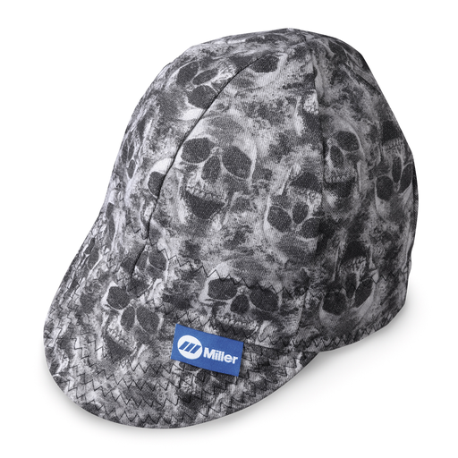 Welding Cap, Ghost Skulls 2, 7 1/4 in.