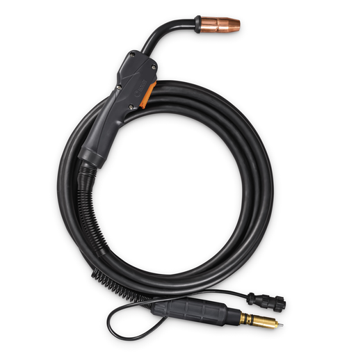 Hobart Filler Metals 284973 HR200 4-Pin MIG Gun Replacement 200-Amp 15 Ft