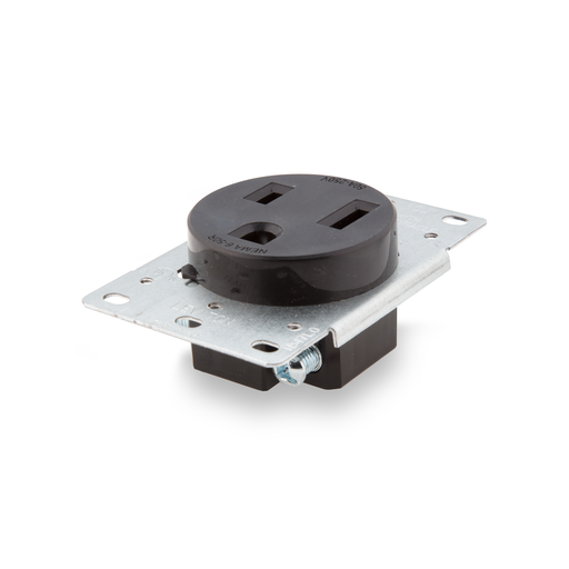 RCPT, STR 2P3W 50A 250V 6-50R FLUSH MT