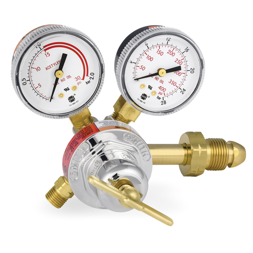 Smith® Series 30 Acetylene Medium-Duty Regulator, CGA 510