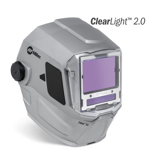 Miller Electric 287768 T94i XL Welding Helmet with Clearlight 2.0, 44 Sq. In. Viewing Area, 4 Arc Sensors