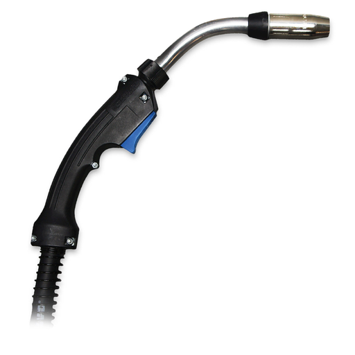 Bernard™ BTB MIG Gun, O Small Curved Handle, 300A, 15 ft., Medium 45° Rotatable Neck, Quik Tip™, 0.045" (1.2 mm)