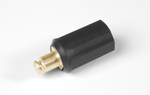 ADAPTER, TWECO STYLE/DINSE STYLE FEMALE TO MALE