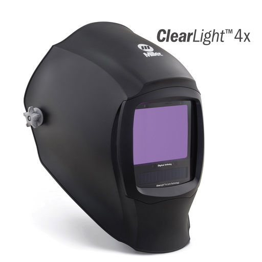 Miller Electric 296786 Digital Infinity Welding Helmet with 13.4 Inch Viewing Field, 4 Arc Sensors, Shade 2.5-13