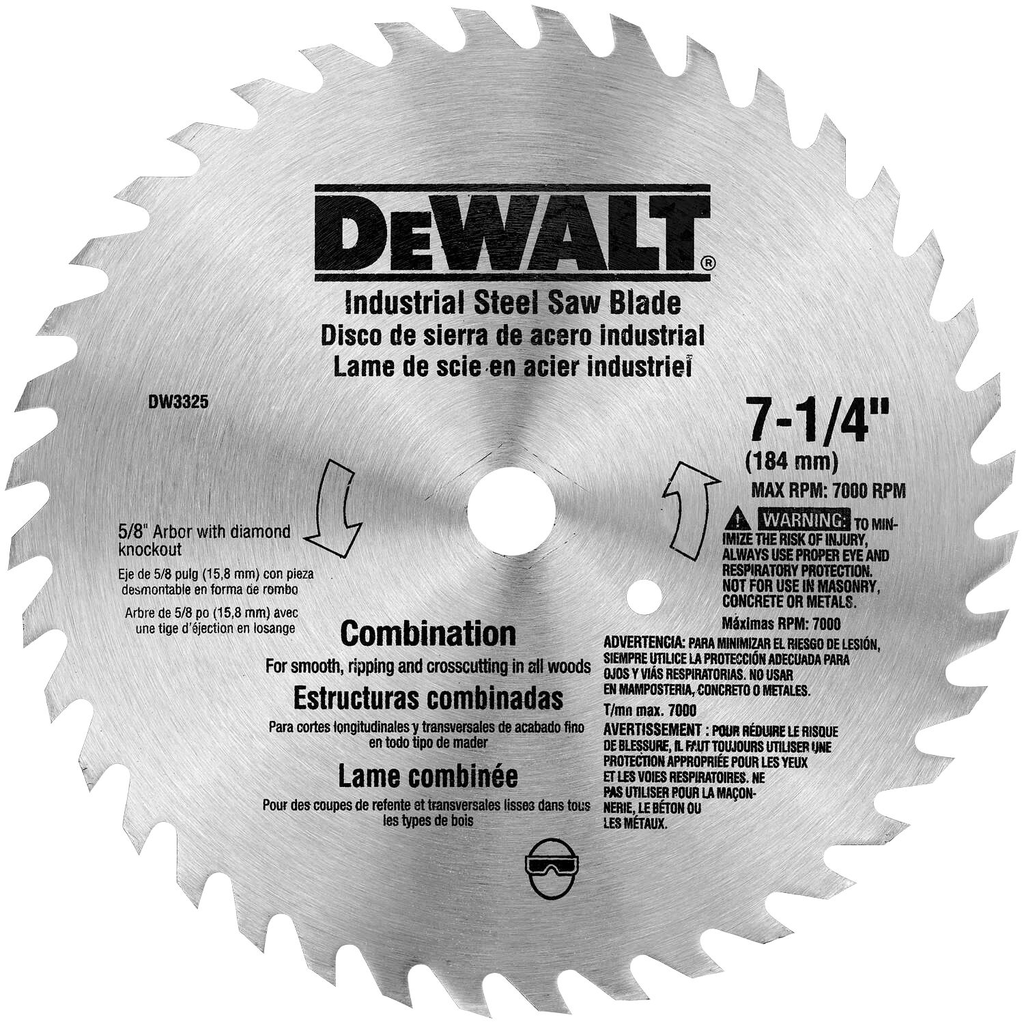 Product image for B&D DW3325 7-1/4IN 40TEETH STEEL CO
