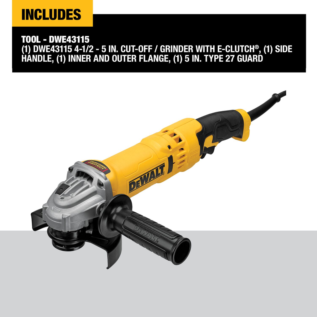 Product image for DWLT DWE43115 4-1/2IN/5IN 13A, 11K,