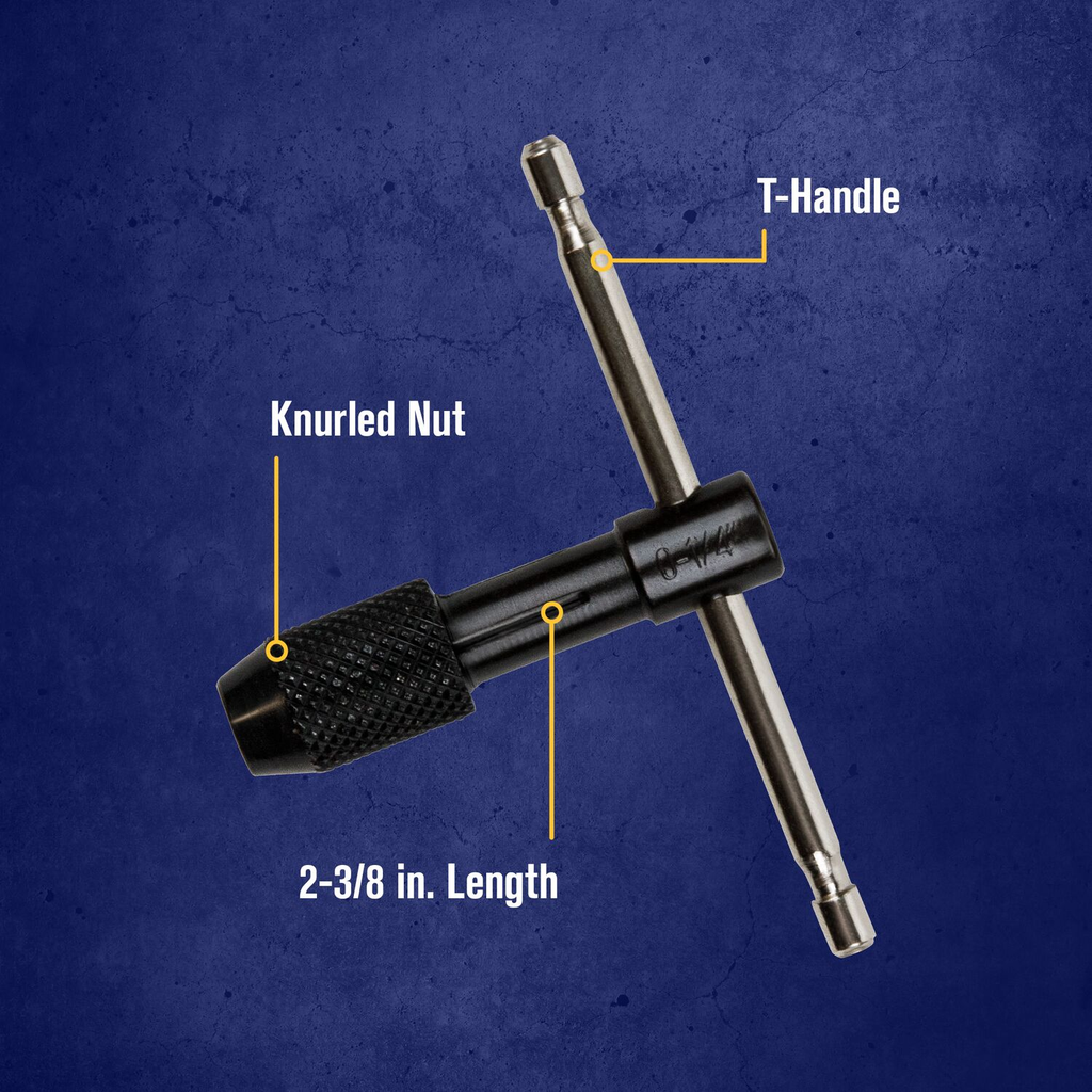 Mayer-DDS-IRWIN T-Handle 1/4-Inch Capacity Tap Wrench (12001)-1