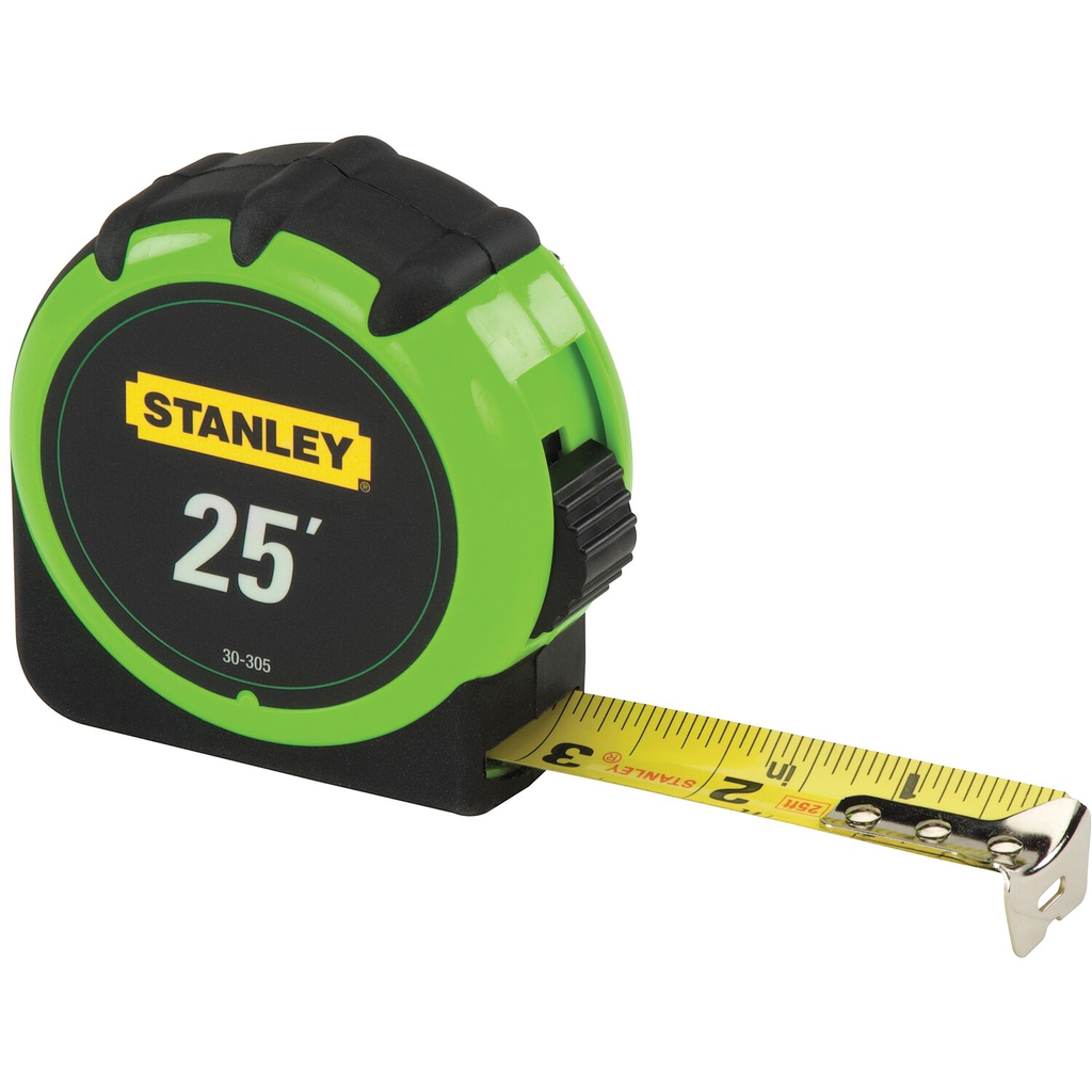 Product image for Stanley 30-305 25 Ft High-Visibility Tape Measure