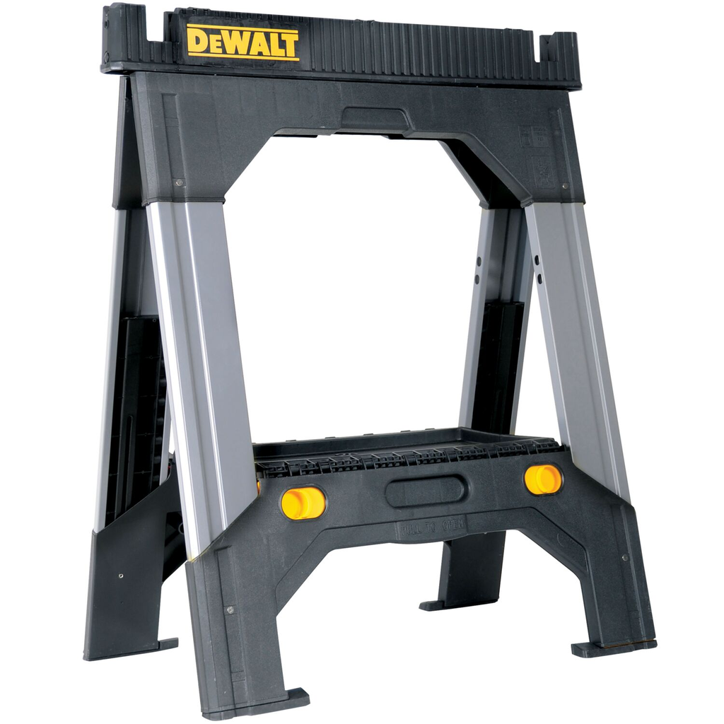Product image for DeWalt DWST11031 Adjustable Metal Legs Sawhorse