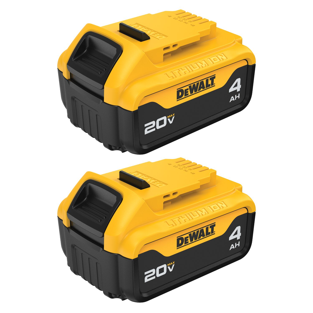 Product image for DeWalt DCB204-2 20 Volt Lithium-Ion Battery