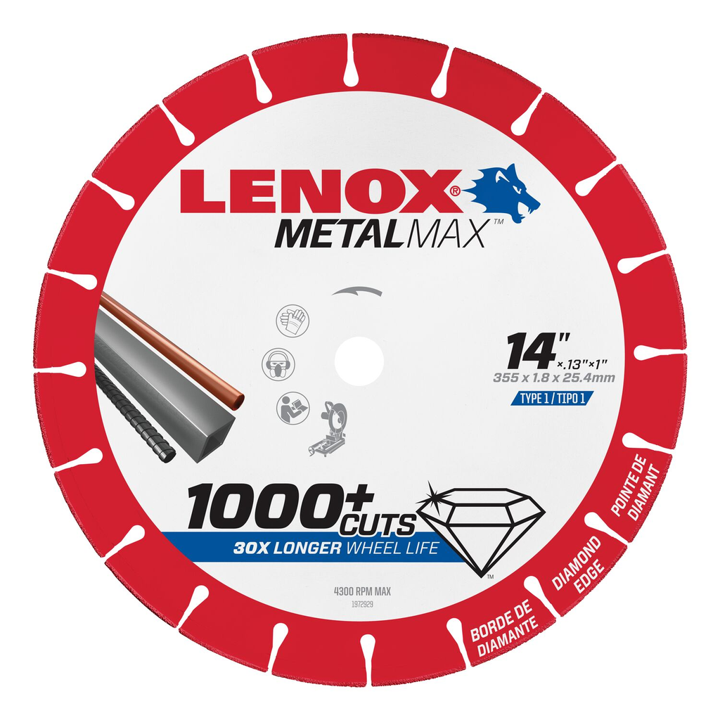 Product image for LEN 1972929 LENOX DIAM CUTOFF WHEEL