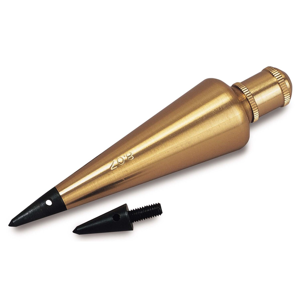 Product image for Stanley 47-973 8-Ounce Brass Plumb Bob