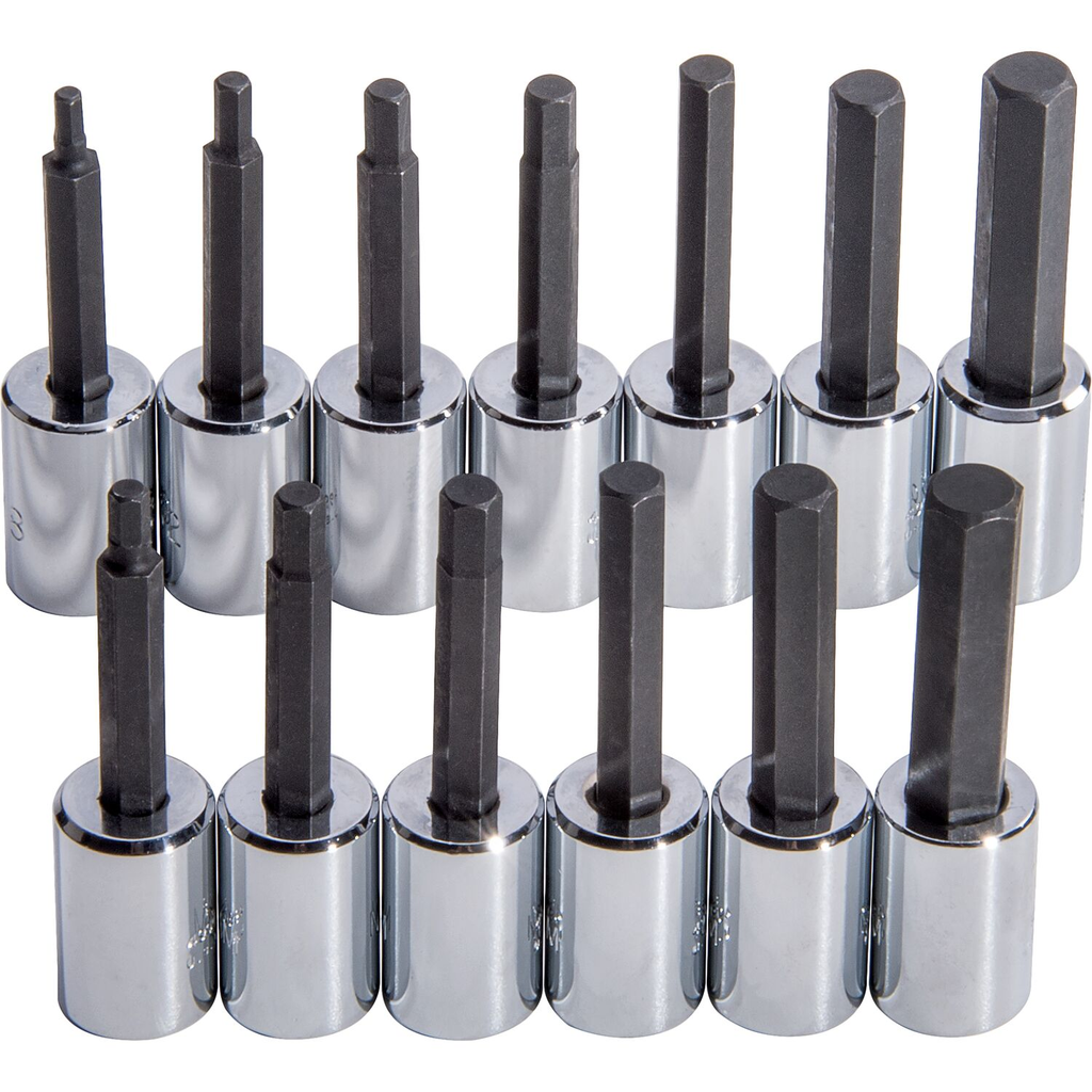 Product image for Proto J4902A 3/8" Dr 13Pc Hex Bit Skt Set