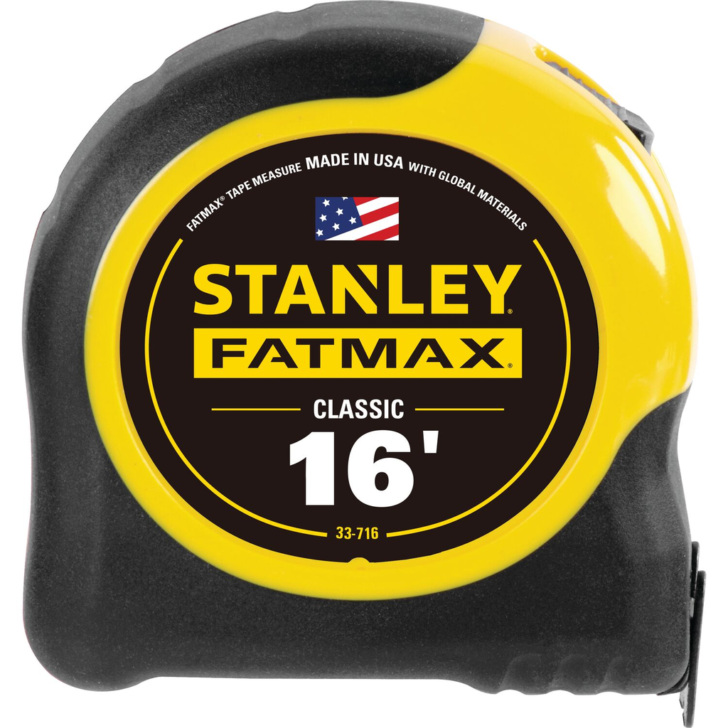 Product image for Stanley 33-716 FATMAX 16 Ft. Classic Tape Measure