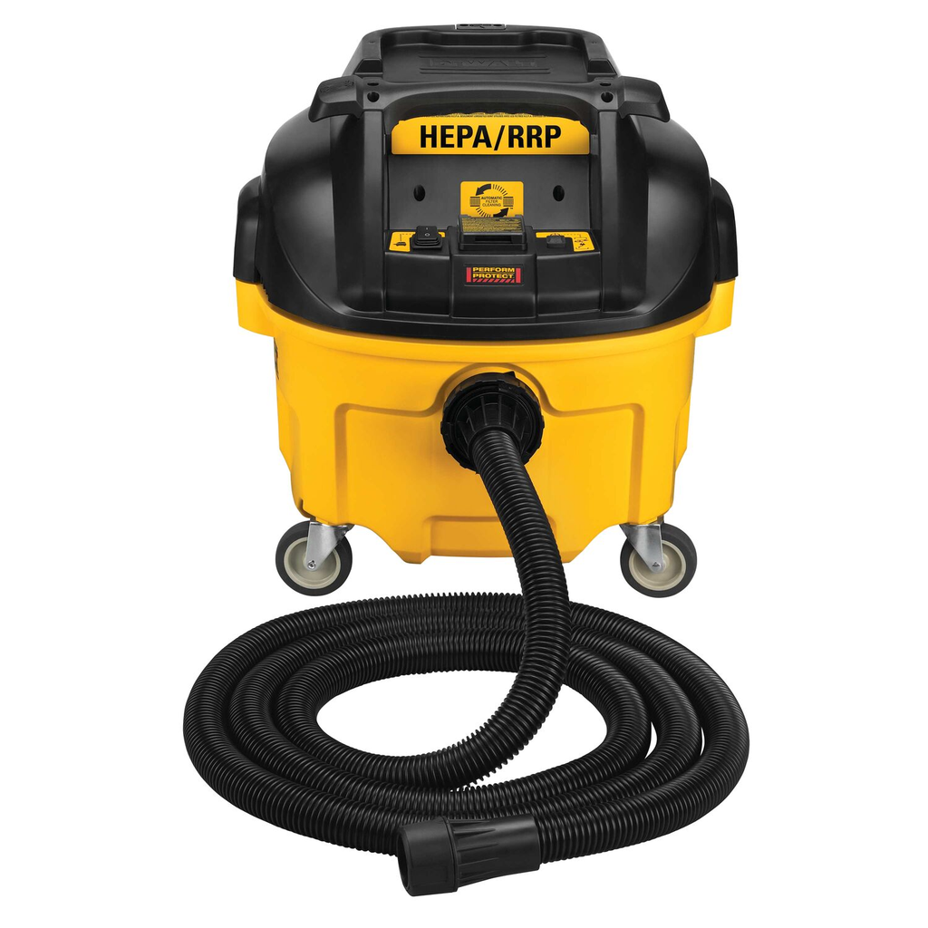 Product image for DeWalt DWV010 8 Gallon Wet/Dry HEPA/RRP Dust Extractor