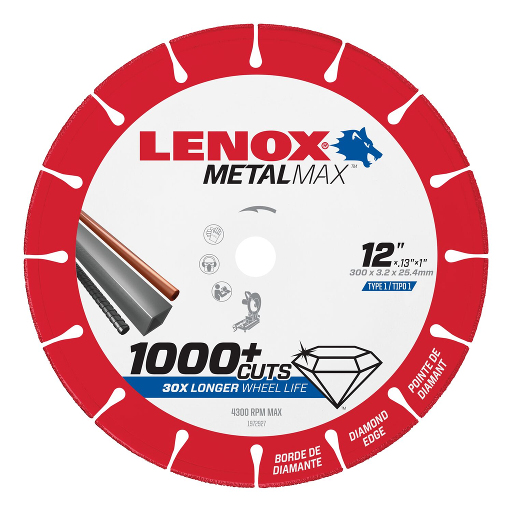 Product image for LEN 1972927 LENOX DIAM CUTOFF WHEEL