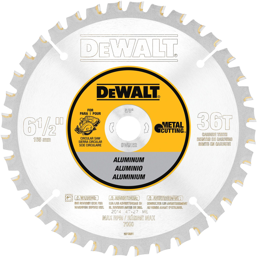 Product image for DEWALT DW9152 6-1/2 Inch 36 Tooth Cordless Blade