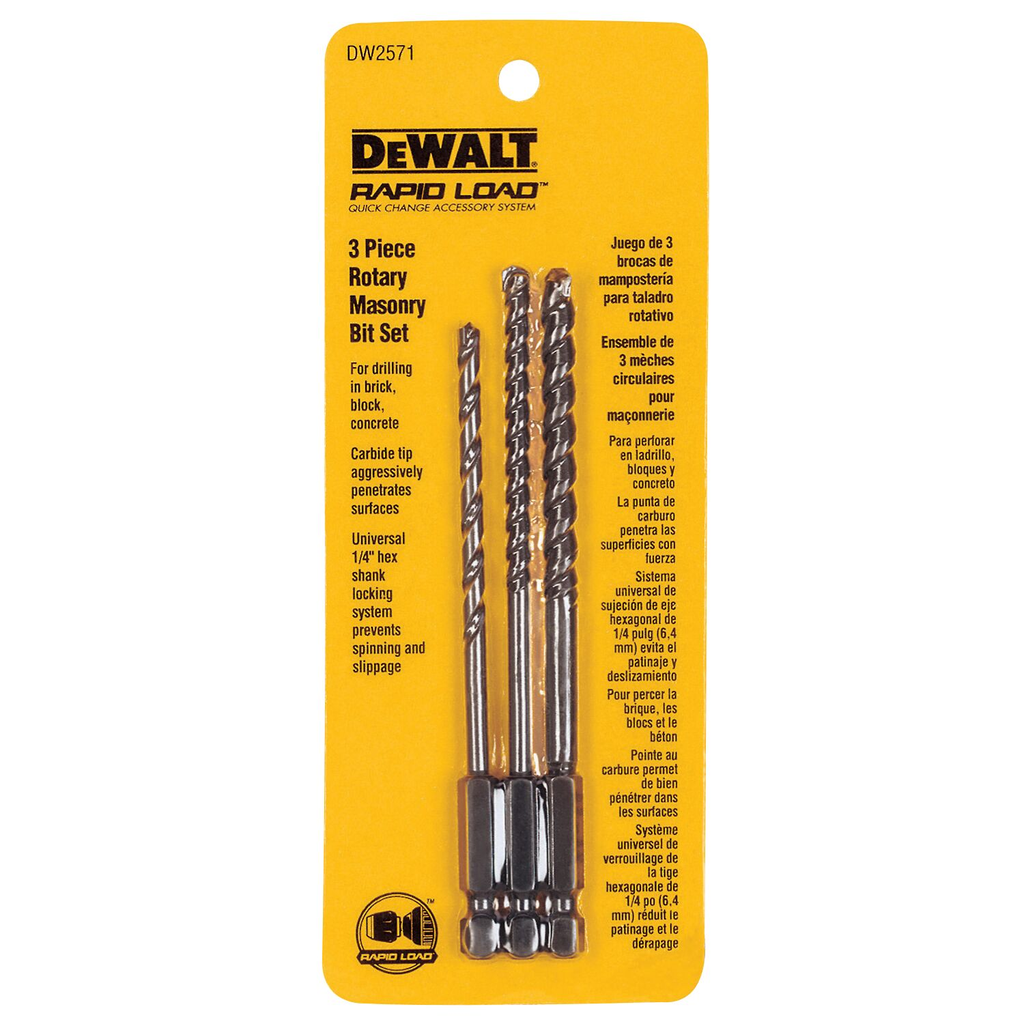 Product image for B&D DW2571 3 PIECE ROTARY MASONRY D