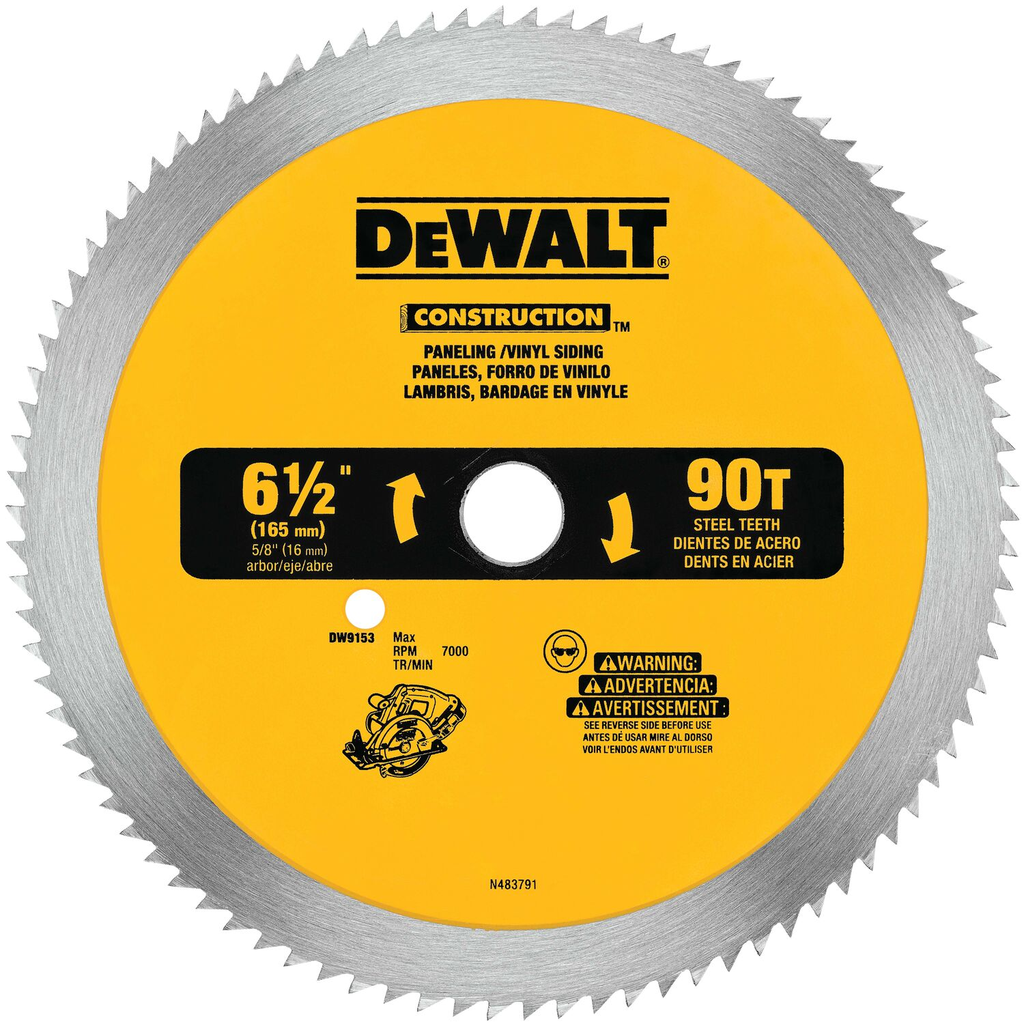Product image for B&D DW9153 6-1/2IN 90TEETH (VINYL/P