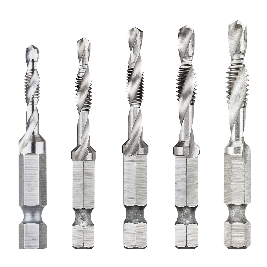 Product image for DWLT DWADTQTR5SET 5PC DRILL TAP SET