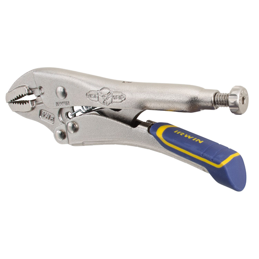 IRWIN Vise-Grip Locking Pliers, Fast Release Curved Jaw With Wire Cutter, 5-Inch