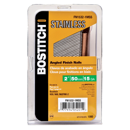 BOSTITCH 15Ga 2 Ss Finishing Nail
