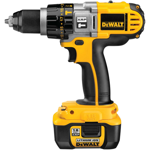 Product image for DEWALT DCD970KL Dewalt 18 Volt 0 - 500/0-1250/0 - 2000 RPM Cordless Hammer Drill and Driver