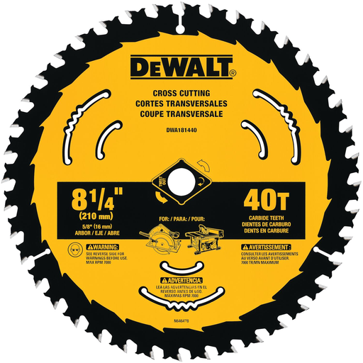 Product image for DWLT DWA181440 8 1/4IN 40T BLISTER