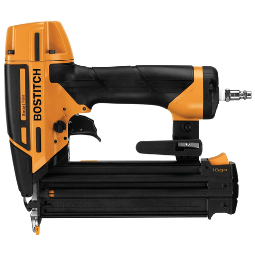 BOSTITCH Brad Nailer Kit, 18 Gauge, Smart Point, Pneumatic